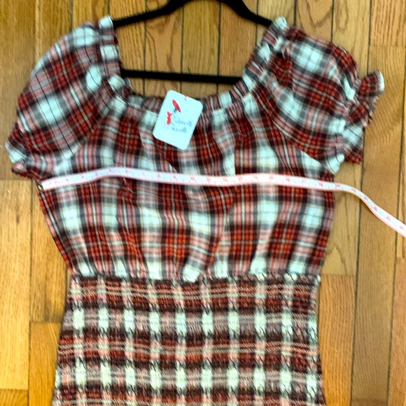 Perfectly Priscilla dress . NWT’s. Plaid . Size 1X - Picture 3 of 4